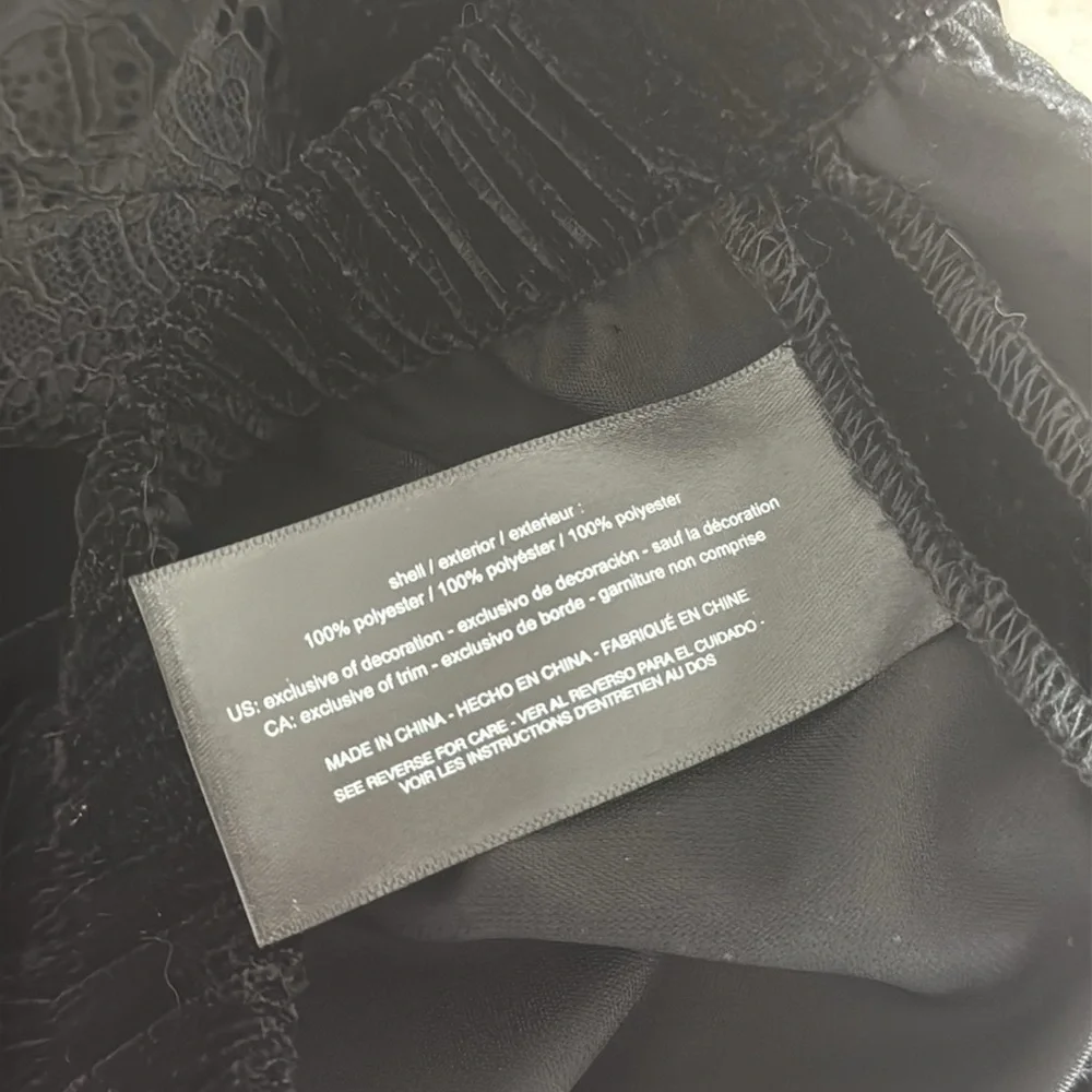 Sam Edelman Gracie lace trim detail velvet midi skirt new - Picture 5 of 5